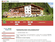 Tablet Screenshot of hotel-dreilaenderblick.at